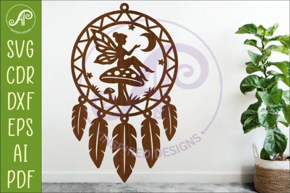 Download Fairy Dreamcatcher Laser Cut File - Laser cut Collection