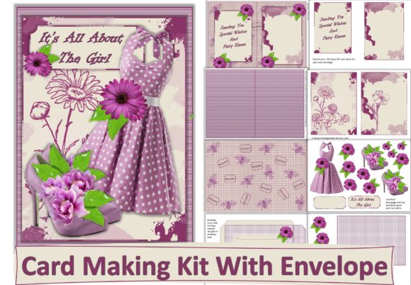 Download Card Making Craft Kit. Female Card - Craft kit Collection
