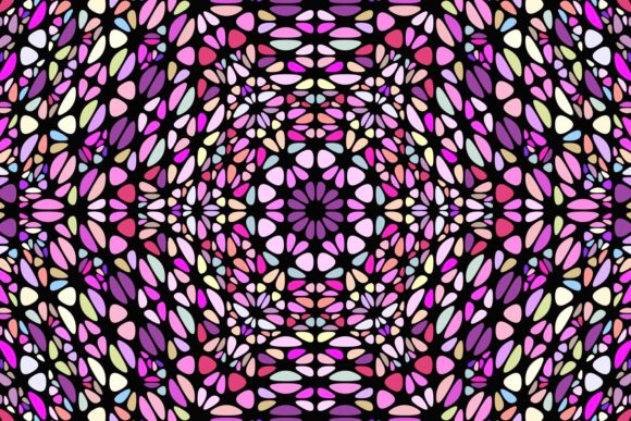 Download Abstract Stone Mosaic Background - Round Collection