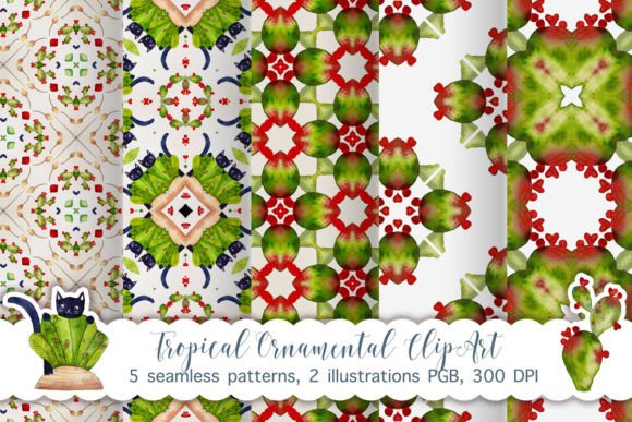 Download Watercolor Ornamental ClipArt - Ornament Collection