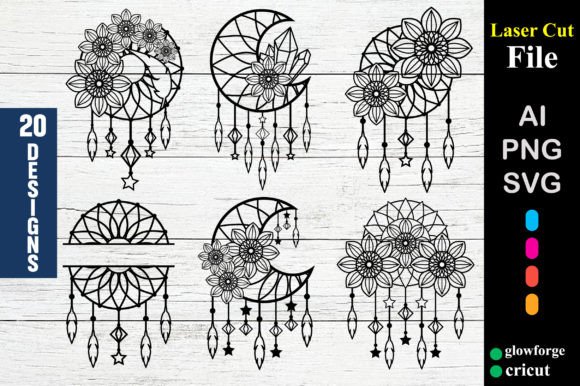 Download Tribal Boho Dreamcatcher 20 SVG Bundle - Premium Bundle