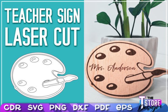 Download Teacher Sign Laser Cut SVG | School SVG - Laser cut Collection