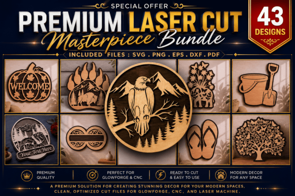 Download Premium Laser Cut Masterpiece Bundle - Laser cut Collection