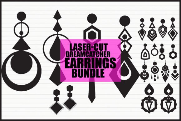 Download Laser Cut Geometric Earrings - Laser cut Collection