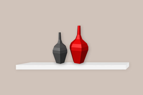 Download Geometrical Vase - 3d Papercraft - Geometric Collection
