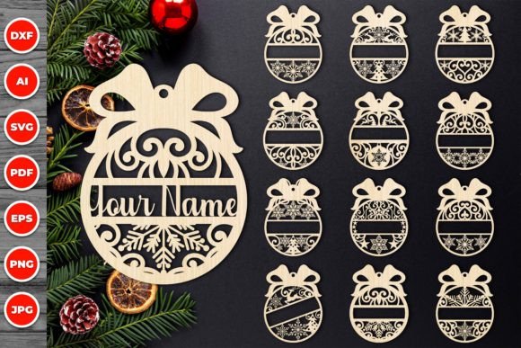 Download Christmas Ornament Laser Cut Svg Bundle9 - Laser cut Collection