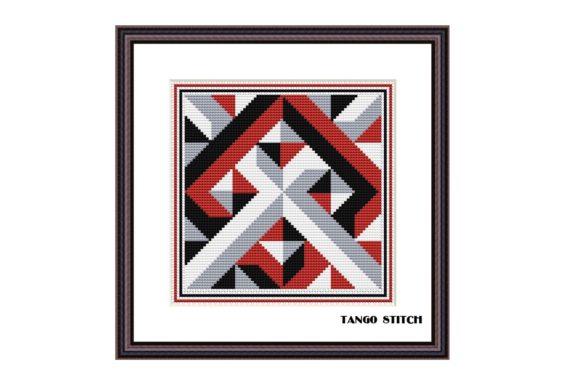 Download Geometric Ornament Cross Stitch Pattern - Ornament Collection
