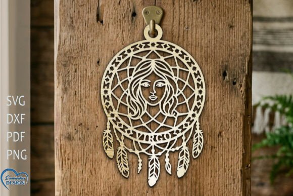 Download Virgo Laser Cut DreamCatcher. - Laser cut Collection