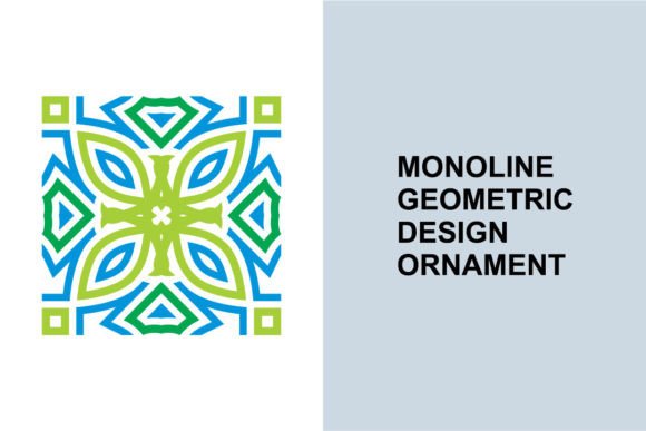Download Monoline Geometric Ornament - Ornament Collection
