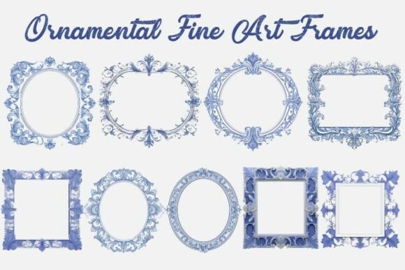 Download Ornamental Art Frames Vintage Style - Ornament Collection