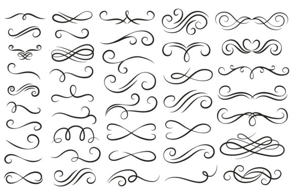 Download Swirl Ornament Stroke - Ornament Collection