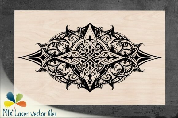 Download Gothic Oval Ornament Engraving - Ornament Collection