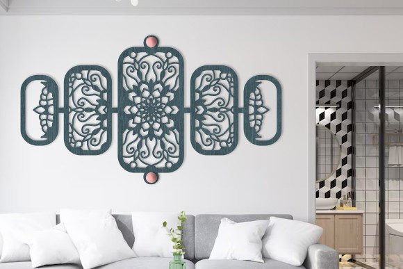 Download Laser Cut Wall Art Mandala Panel Svg - Laser cut Collection