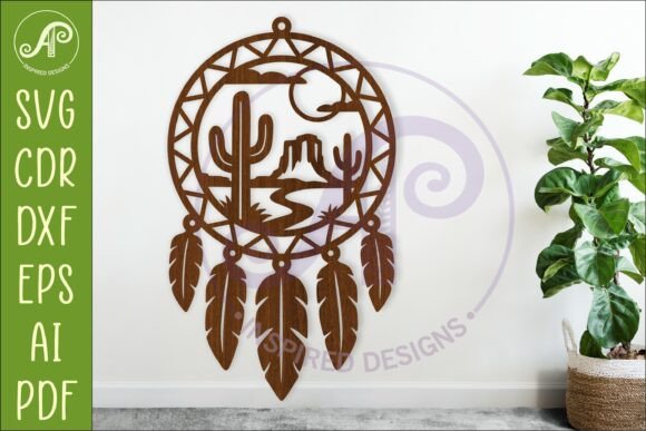 Download Desert Dreamcatcher Laser Cut File, Boho - Laser cut Collection