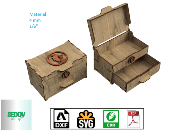 Download Laser Cut Board Games Box or Jewelry Box - Laser cut Collection