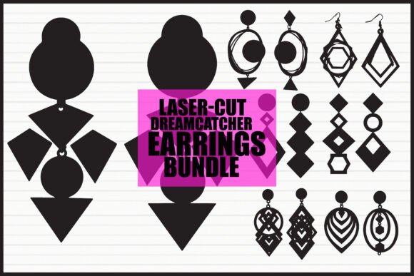 Download Laser Cut Geometric Earrings - Laser cut Collection