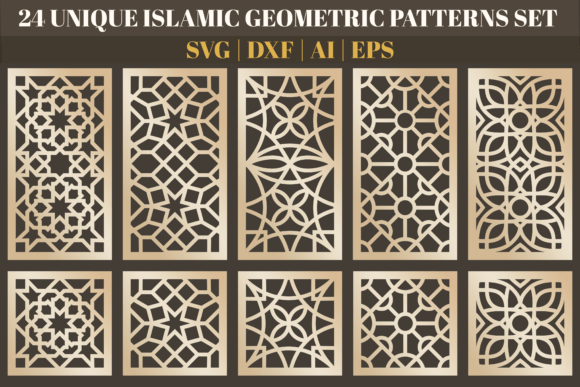 Download Unique Geometric Islamic Pattern Designs - Geometric Collection