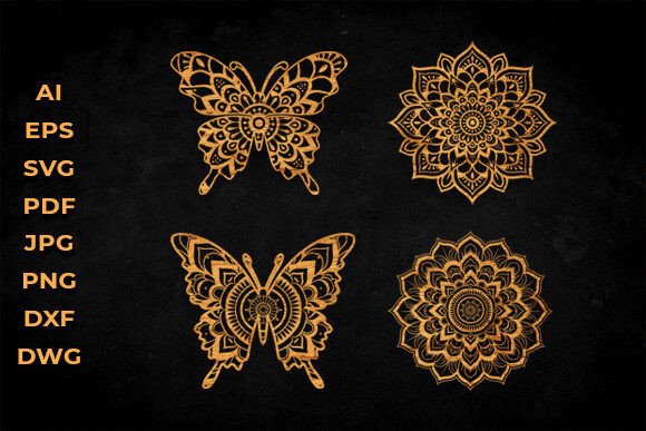 Download 3D Butterfly Mandala Svg Laser Cut Files - Laser cut Collection
