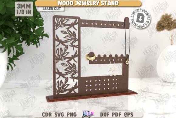 Download Jewelry Display Laser Cut |Jewelry Stand - Laser cut Collection