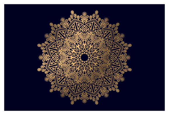 Download Arabesque Luxury Mandala Background - Round Collection