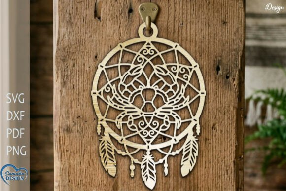 Download Cancer DreamCatcher Laser Cut. - Laser cut Collection