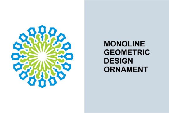Download Monoline Geometric Ornament - Ornament Collection