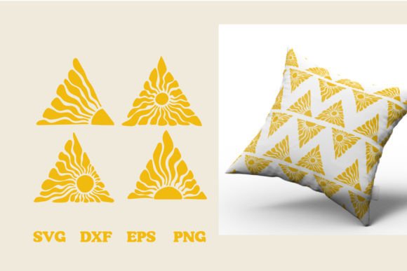 Download Groovy Sun Round Triangle Svg - Round Collection