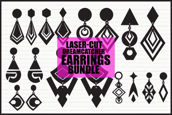 Download Laser Cut Geometric Earrings - Laser cut Collection